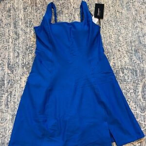 Abercrombie YPB Sculptlux Mini Dress Blue Size M NWT